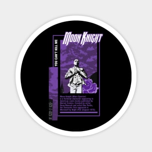 moon purple knight Magnet